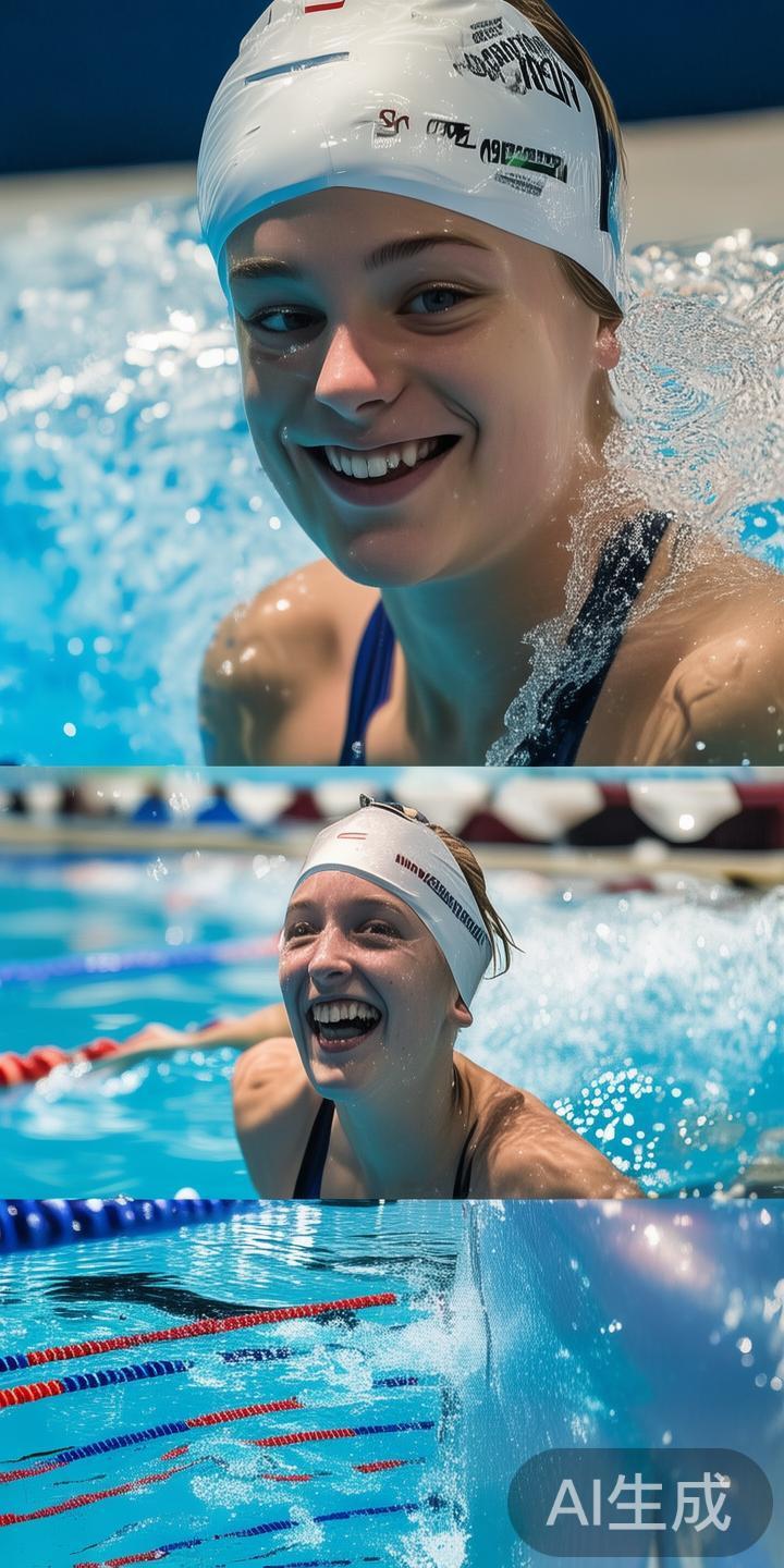 除了短跑项目外，博亚娜在游泳方面表现同样令人印象深
